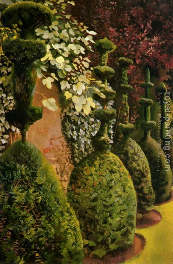 Stanley Spencer : Clipped Yews